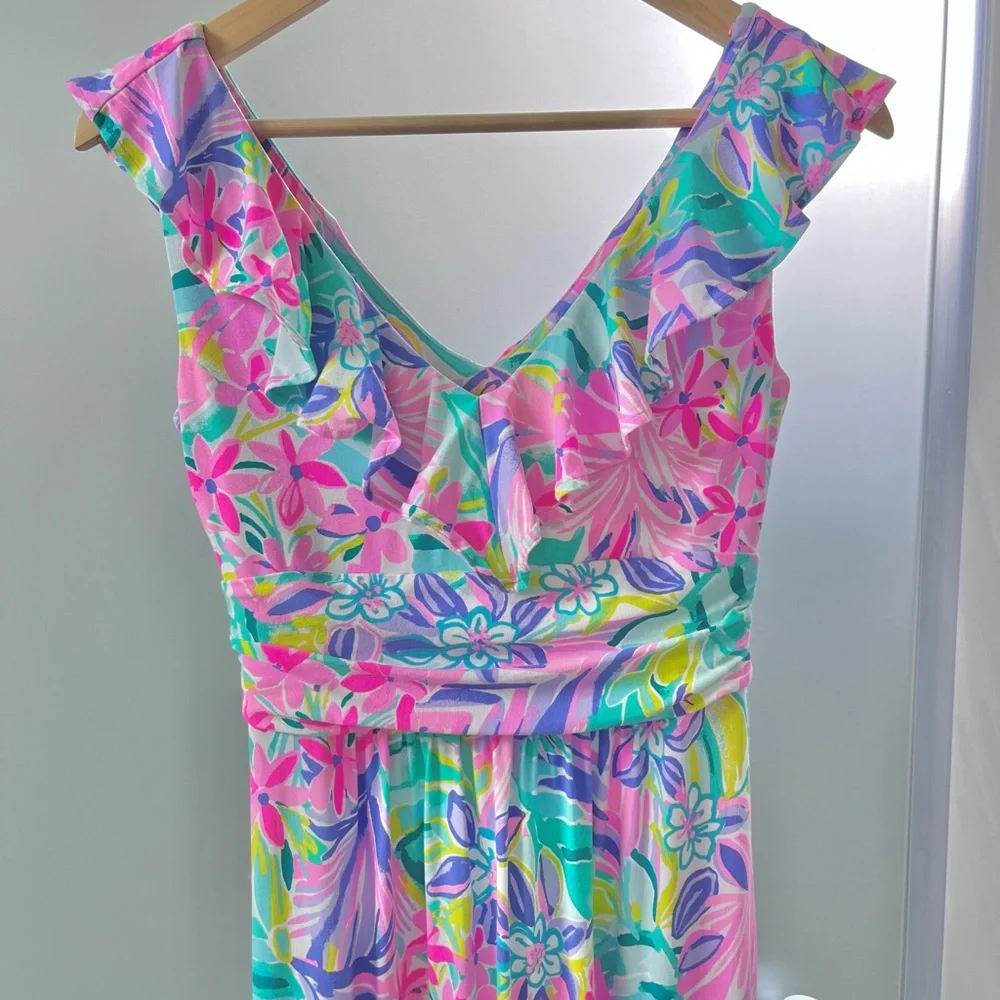 NWT Lilly Pulitzer Mirella Maxi Dress “It was all a dream” XS - Picture 3 of 7